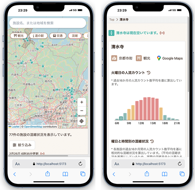 Kyoto Overtourism App 3
